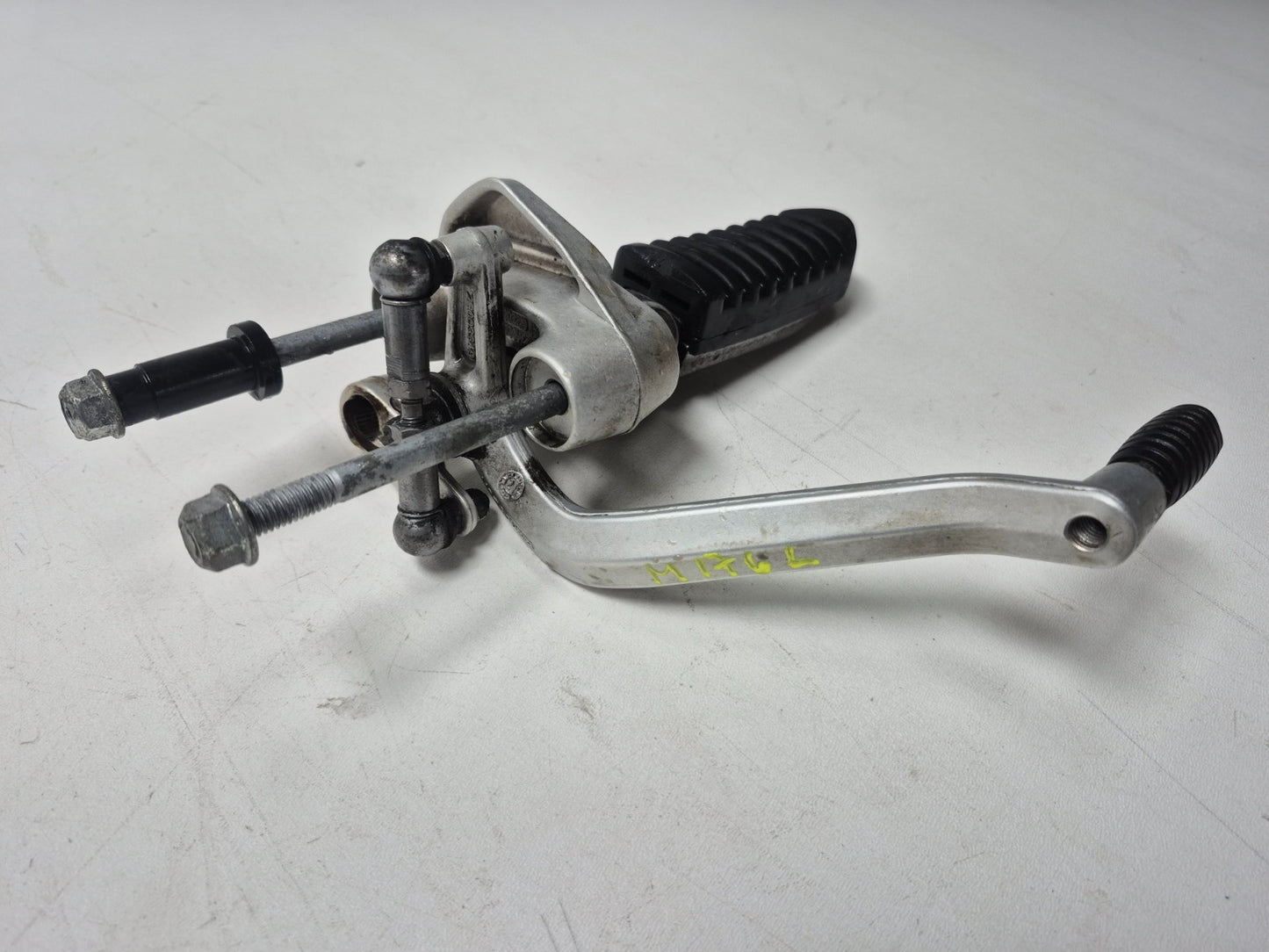 2022 Moto Guzzi V7 Front Left Foot Peg & Bracket W/ Shifter Gear Lever OEM