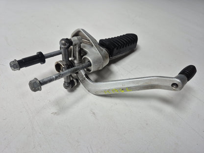 2022 Moto Guzzi V7 Front Left Foot Peg & Bracket W/ Shifter Gear Lever OEM