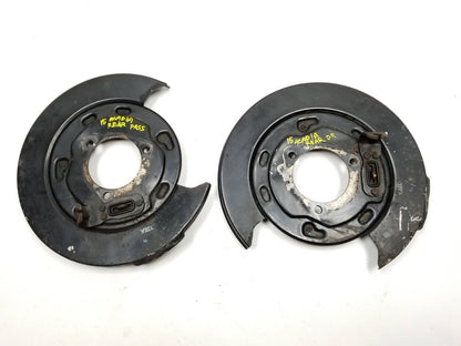 13 14 15 16 GMC Acadia Rear Brake Disc Rotor Guard Left & Right Pair OEM