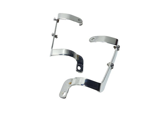 2007 Yamaha Xvs 1300 V-star Left & Right Hand Screen  Mount Chrome Pair OEM