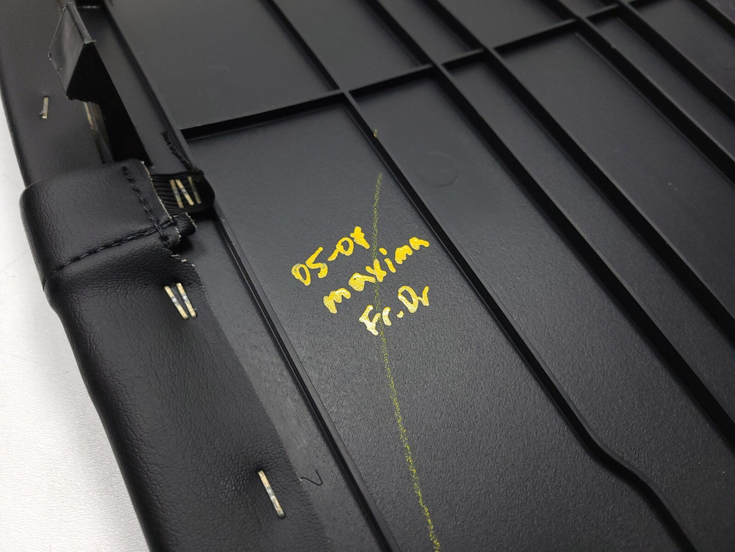 2004 - 2008 Nissan Maxima Front Seat Back Trim Cover Driver Left OEM