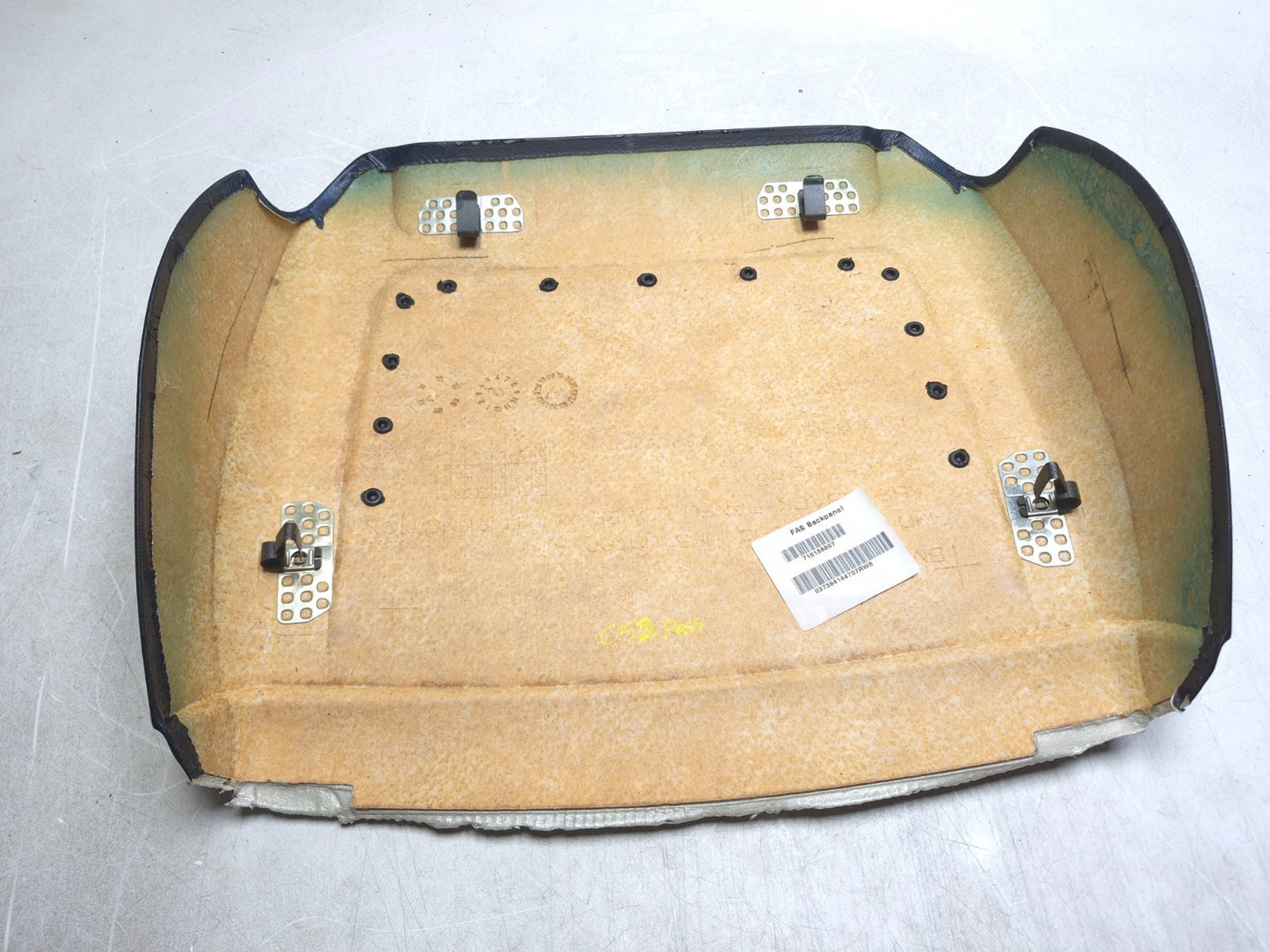 2008 BMW BMW X6 E71 Front Right Passenger Seat Rear Lower Back Cover OEM