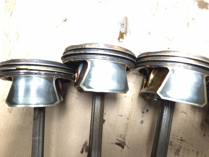 2013 Dodge Grand Caravan 3.6l Engine Piston W/ Connecting Rod 6 Pcs OEM