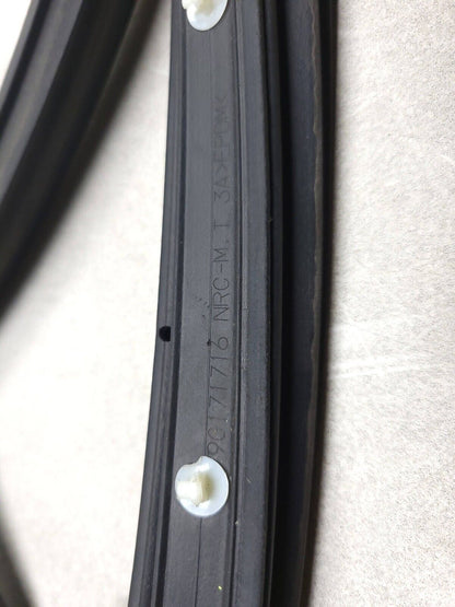 07-09 Mitsubishi Outlander Door Weatherstrip Seal Rear Driver Side Left 2pcs OEM
