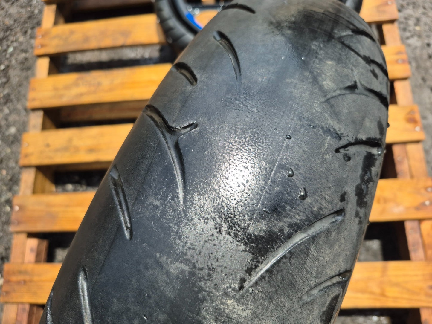 2006 Kawasaki Ninja 250 Ex250 Wheel Rim W/tire Front & Rear Pair OEM