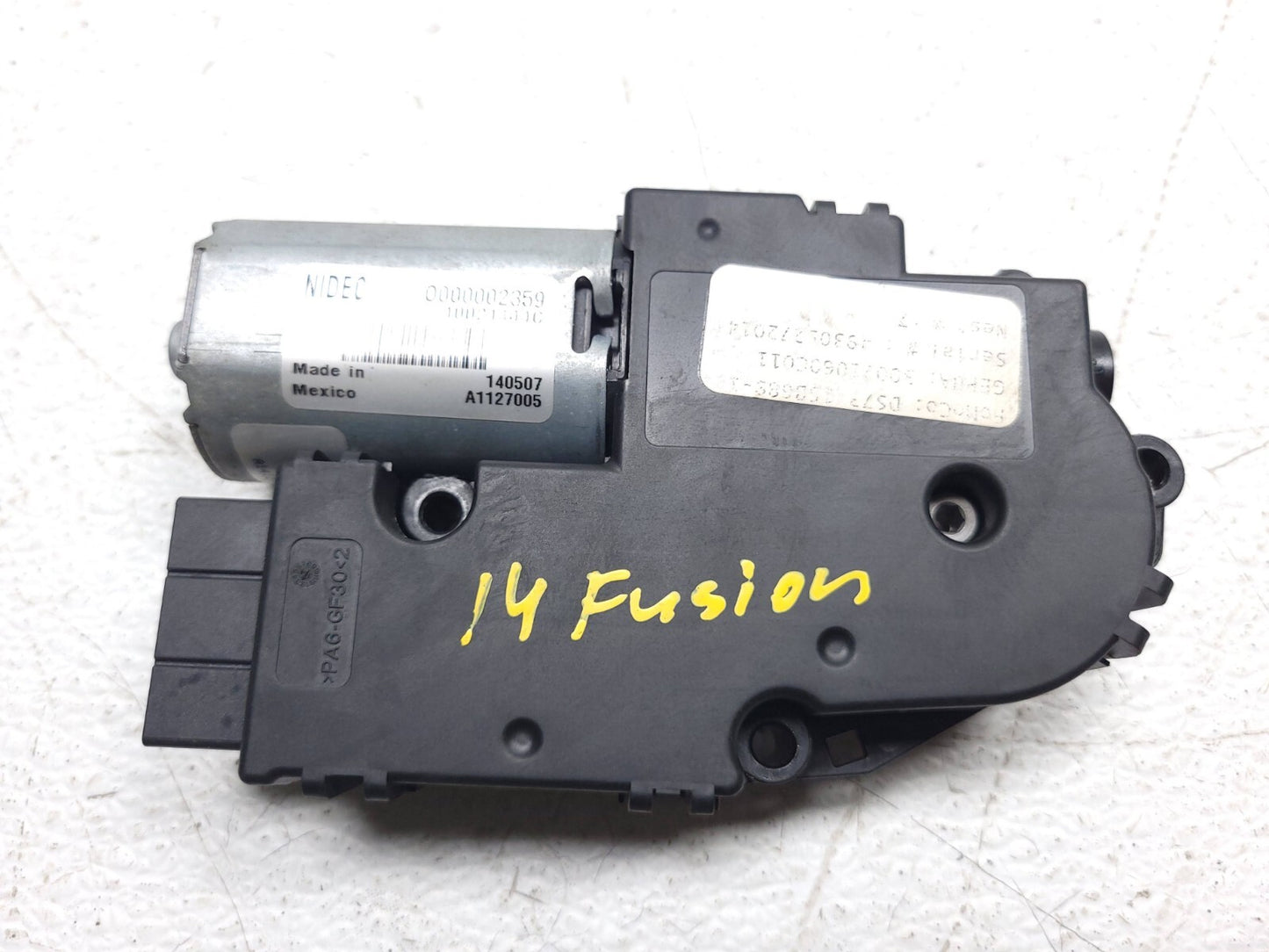 2014 Ford Fusion Sunroof Motor OEM