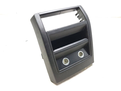 14-18 BMW X5 F15 Center Console Trim Rear W/ 12v Socket OEM