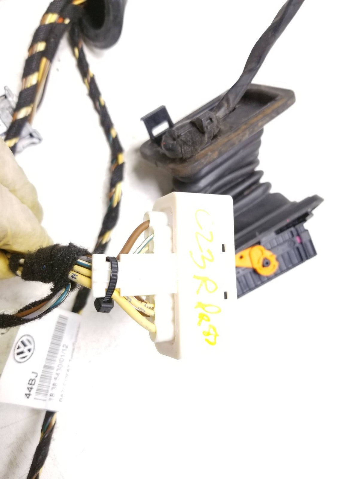 2010 - 2014 VW Golf GTI Door Wire Wiring Harness Rear Passenger Side Right OEM