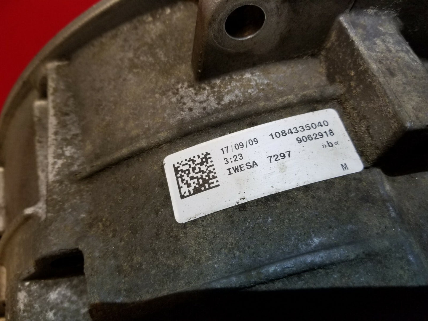 2010 Audi A5 Automatic Transmission Bell Housing 3.2l OEM