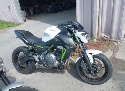 17 18 19 Kawasaki Z650 Er650h Engine Motor 7,789 Miles ✅ Has Damage. See Photos