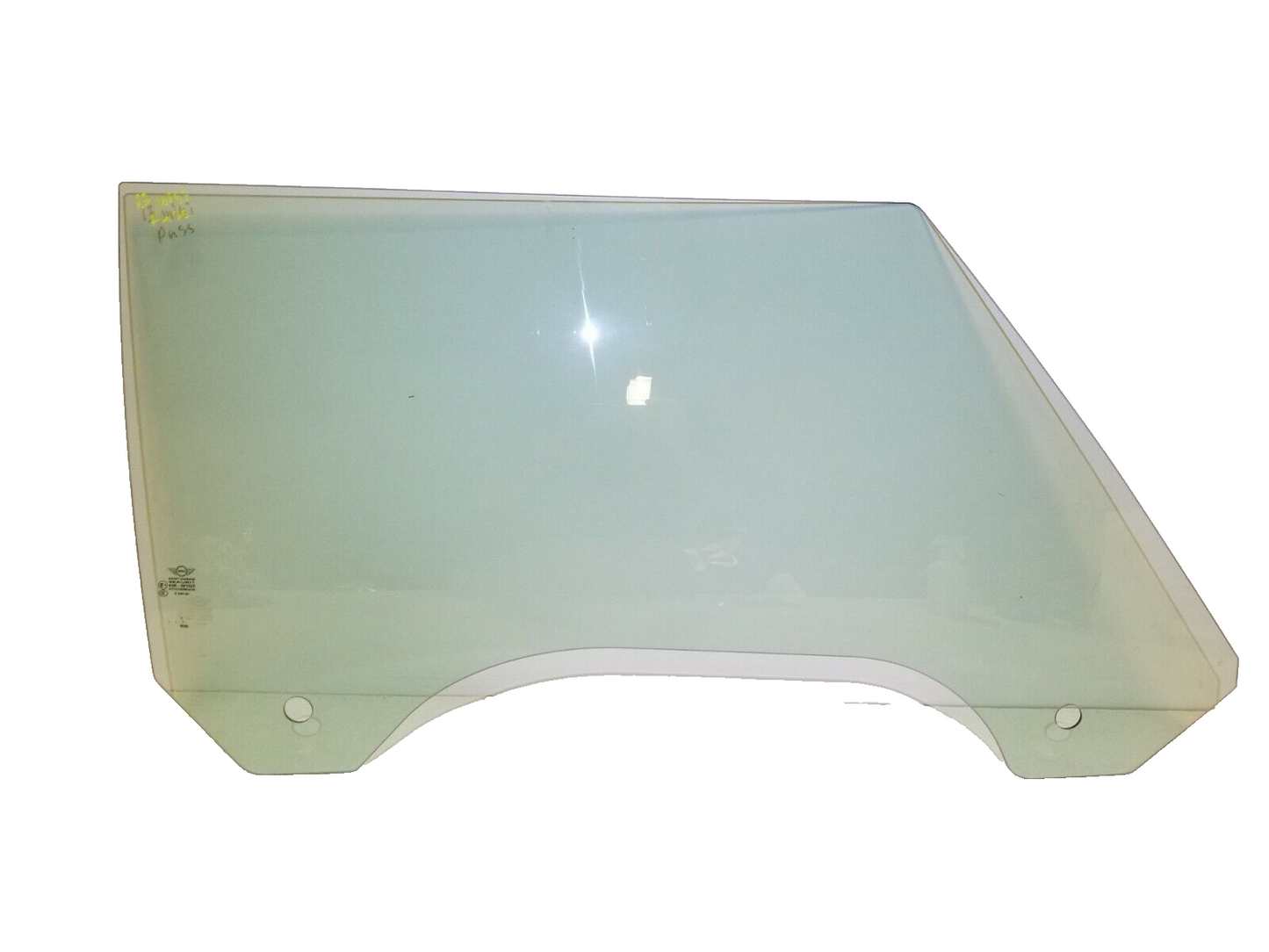 2013 Mini Cooper Front Door Window Glass Passenger Side OEM