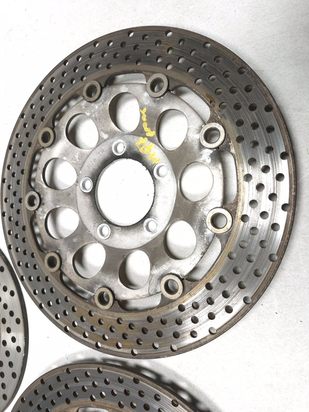 1993 Suzuki Gsx 600 Fp Katana Rear & Front Brake Disc 3 Pcs OEM