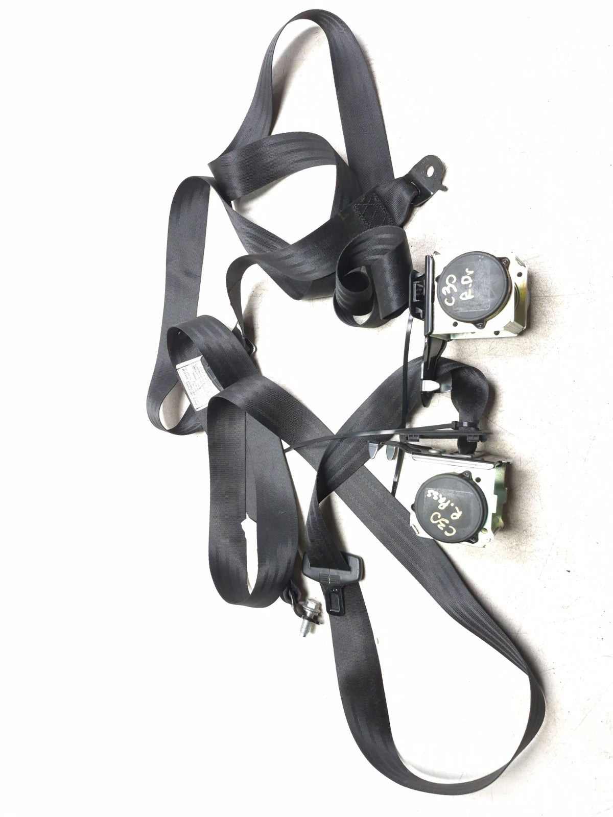 2013 Hyundai Genesis Coupe Rear Seat Belt Retractor Left & Right OEM