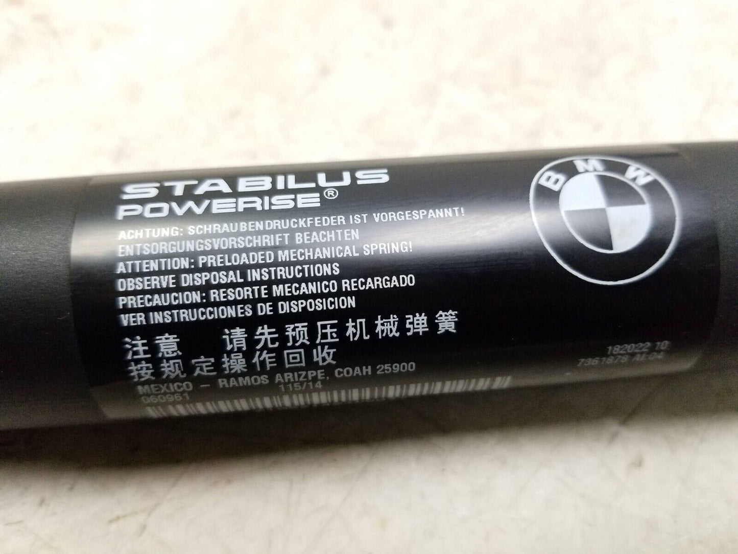 14-18 BMW X5 Power Liftgate Cylinder Strut Pair 7361878 OEM F15 89k Miles✅