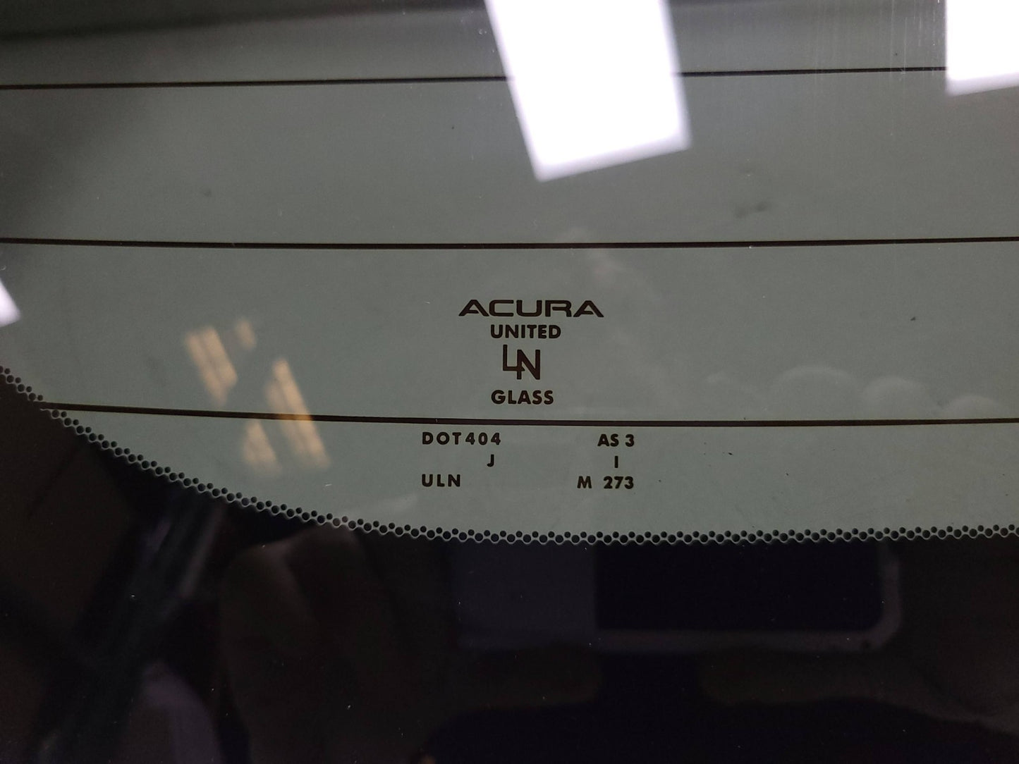 2011 Acura Mdx Rear Windshield Back Window Glass OEM