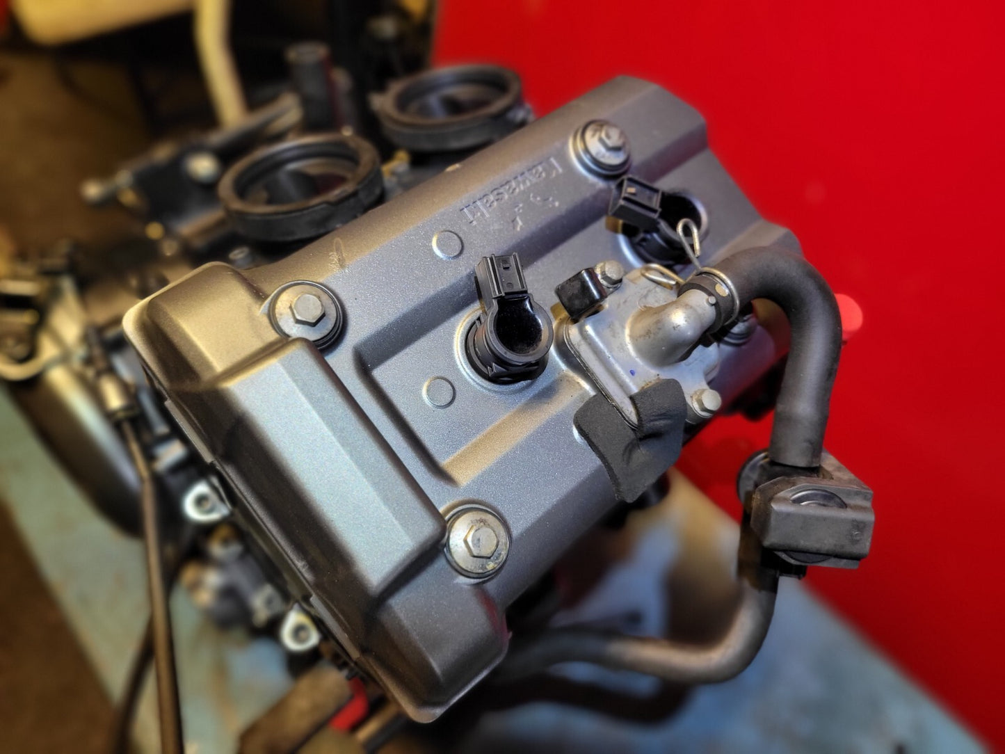 17 18 19 Kawasaki Z650 Er650h Engine Motor 7,789 Miles ✅ Has Damage. See Photos