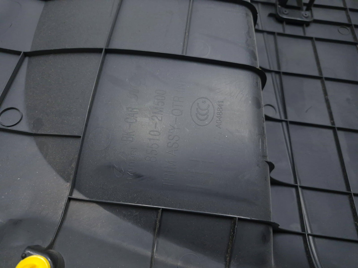 2013 Hyundai Genesis Coupe Quarter Panel Trim Rear Driver Side Left OEM