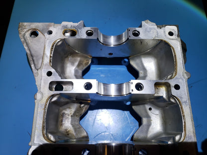 2014 Mazda 3 2.0l Engine Crankshaft Lower Block Housing OEM