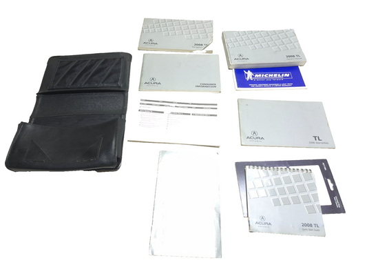 2008 Acura Tl Type-s Owner's Manual Book & Case OEM