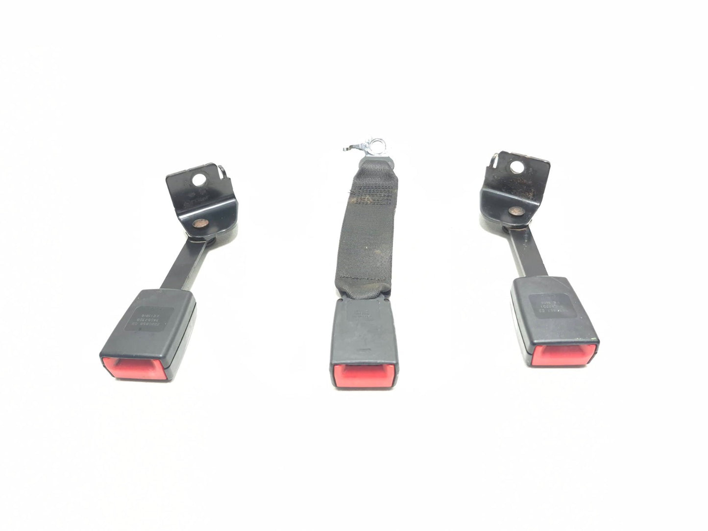 2011 BMW 750li Rear Seat Belt Buckle 3 Pcs OEM