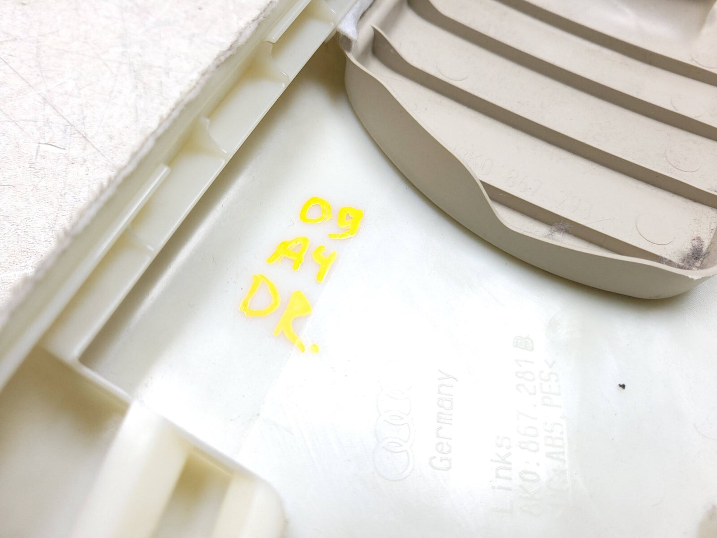 2009 - 2016 Audi A4 S4 Upper & Lower B Pillar Panel Cover Trim Left & Right OEM