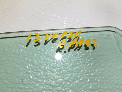2013 Nissan Versa Rear Door Window Glass Right Passenger Side OEM
