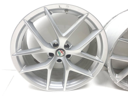 2017 - 2023 Alfa Romeo Stelvio Wheel Rim 8.5x20 Et31 Pair OEM