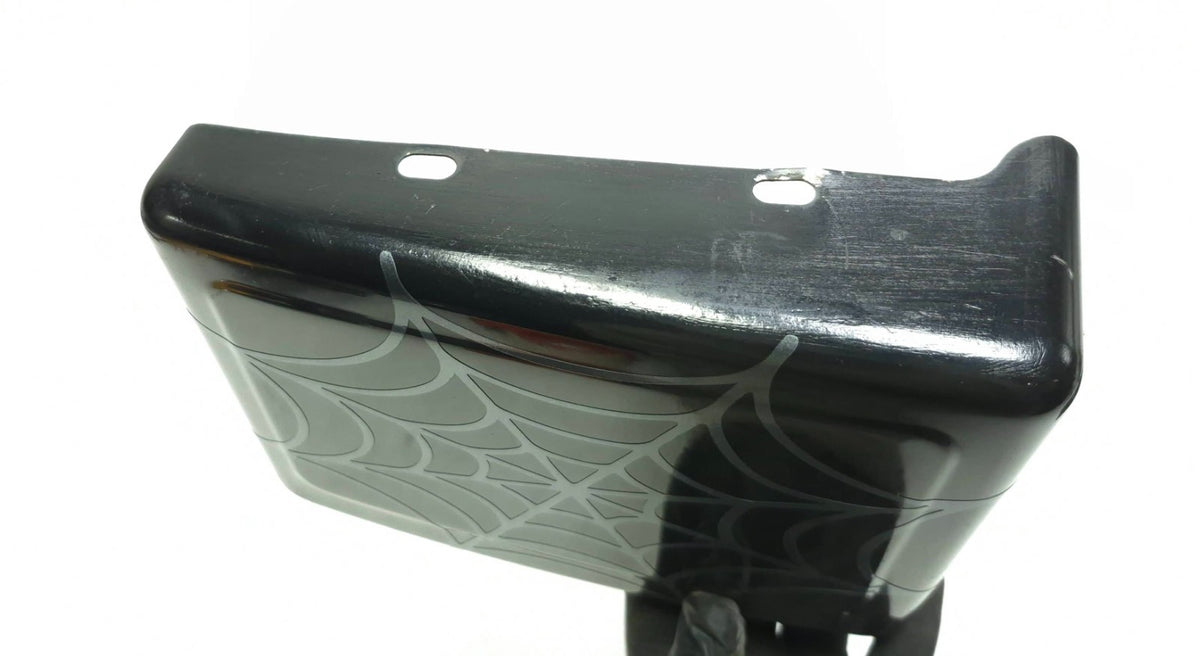 08-17 Harley Dyna Street Bob Fxdb Battery Box Holder & Custom Spider Web Cover