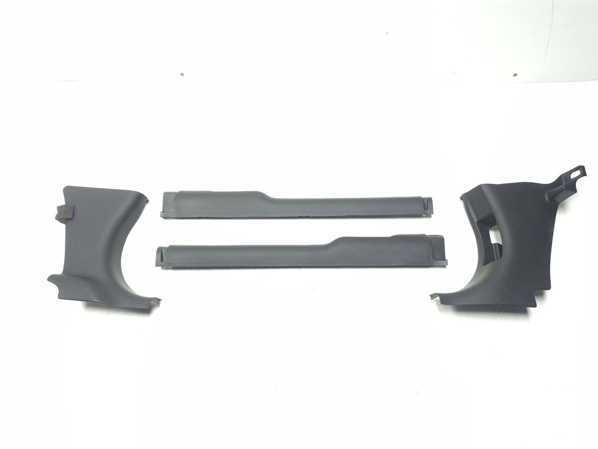 2007 Honda Fit Kick Panel Trim & Front Door Sill Plate Left & Right 4 Pcs OEM