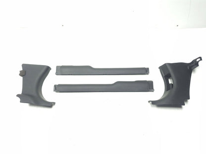 2007 Honda Fit Kick Panel Trim & Front Door Sill Plate Left & Right 4 Pcs OEM