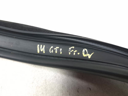 2014 Volkswagen Golf GTI Front Driver Side Door Window Sealing OEM