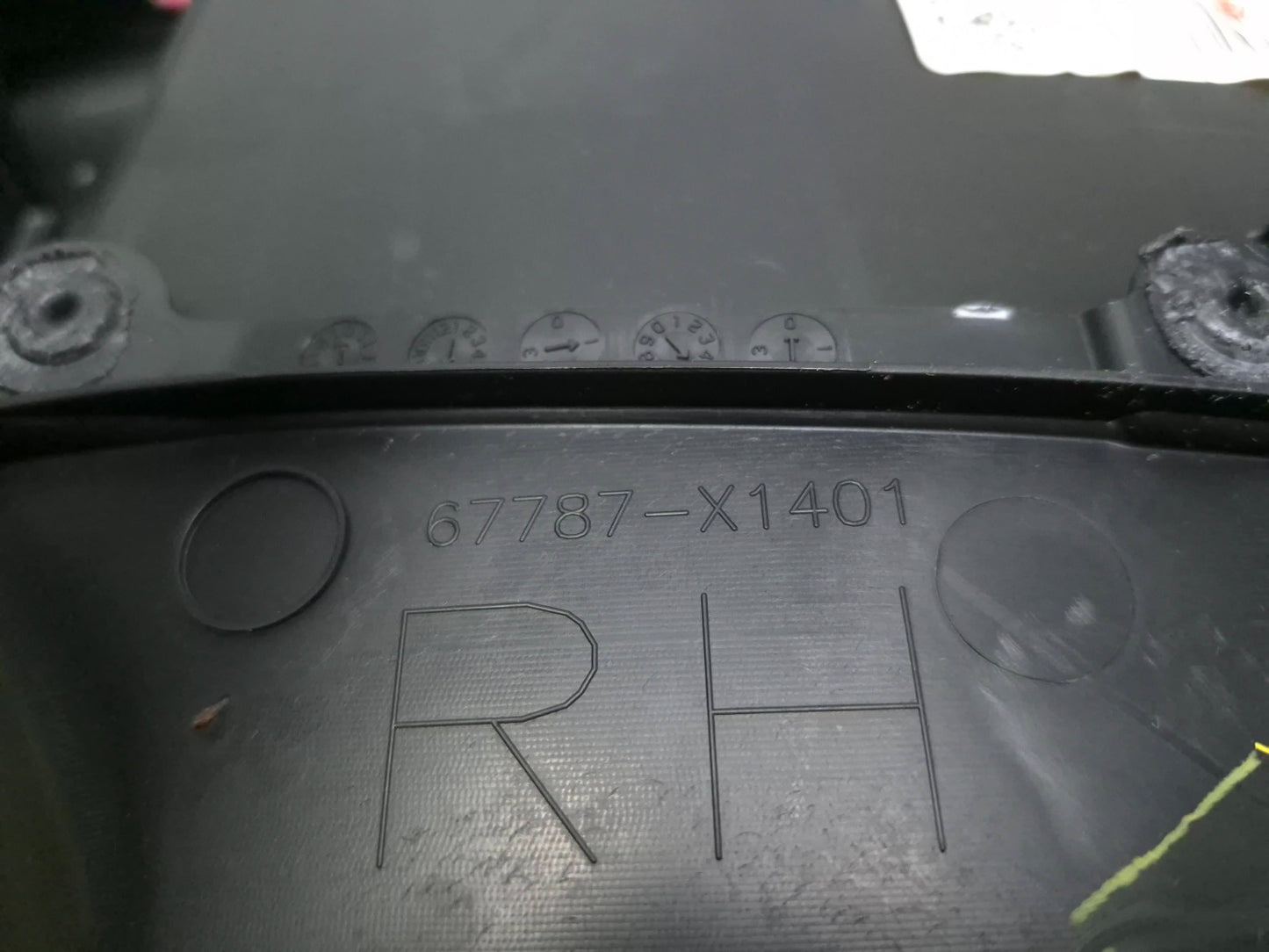 2012 Toyota Camry Door Panel Trim Rear Passenger Side Right OEM