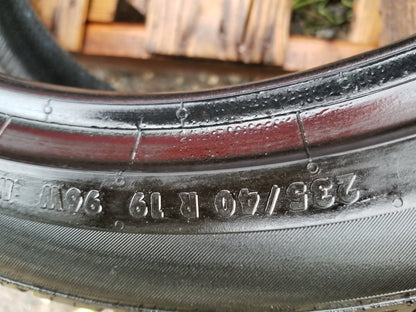 Continental Procontact 235/40r19 96w Pair Used Tire