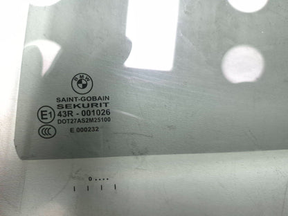 2011 BMW 750li Rear Door Window Glass Left Driver Side OEM