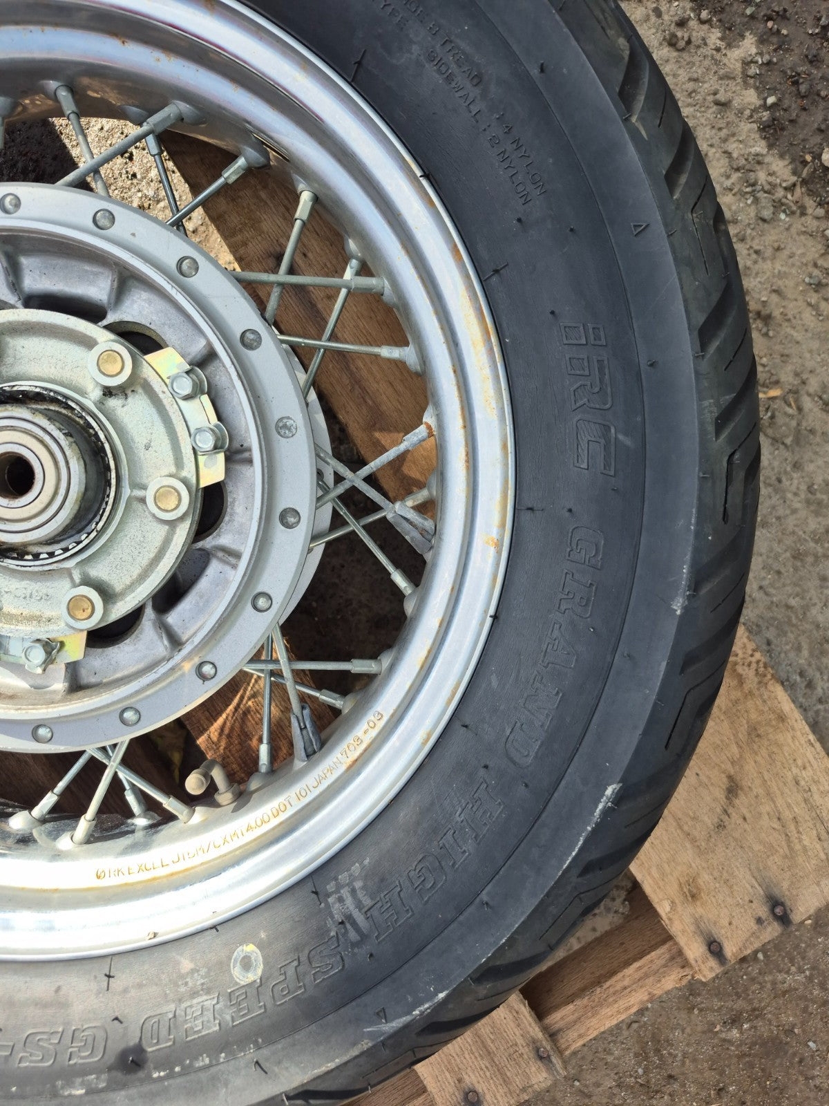 2004 Suzuki Vl800 Boulevard C50 Wheel Rim & Tire Front & Rear *straight* OEM
