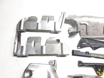 2013 Audi S4 Exhaust Manifold Heat Shield & Bracket Set OEM
