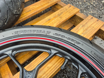 2016 Yamaha R3 Yzfr3 Wheel Rim W/tire Front & Rear Pair OEM