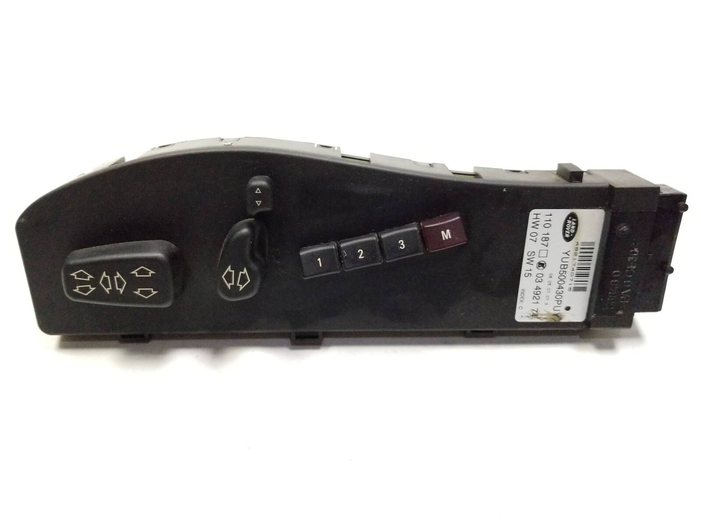 2007 Range Rover Front Seat Control Switch Memory Driver Side Left OEM