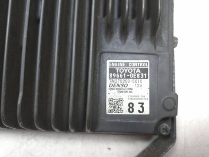 2017 Toyota Highlander Engine Computer Control Module Ecu 89661-0e831 OEM