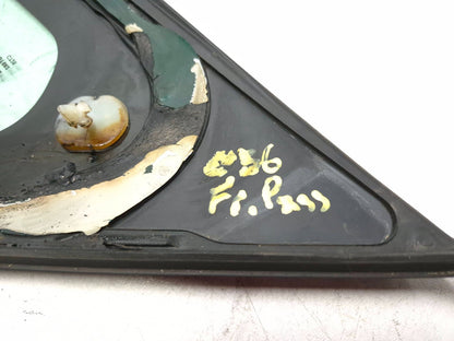 2014 Fiat 500l Door Vent Window Glass Front Passenger Side Right OEM