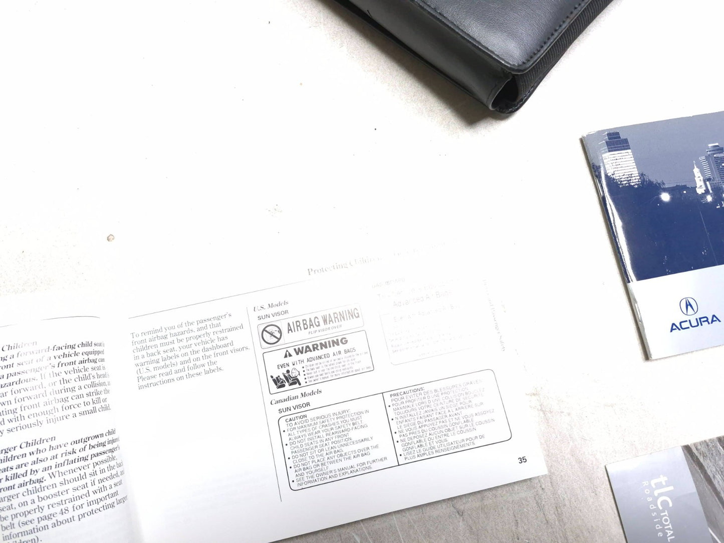 2007 Acura Tl Type-s Owner's Manual Book & Case OEM