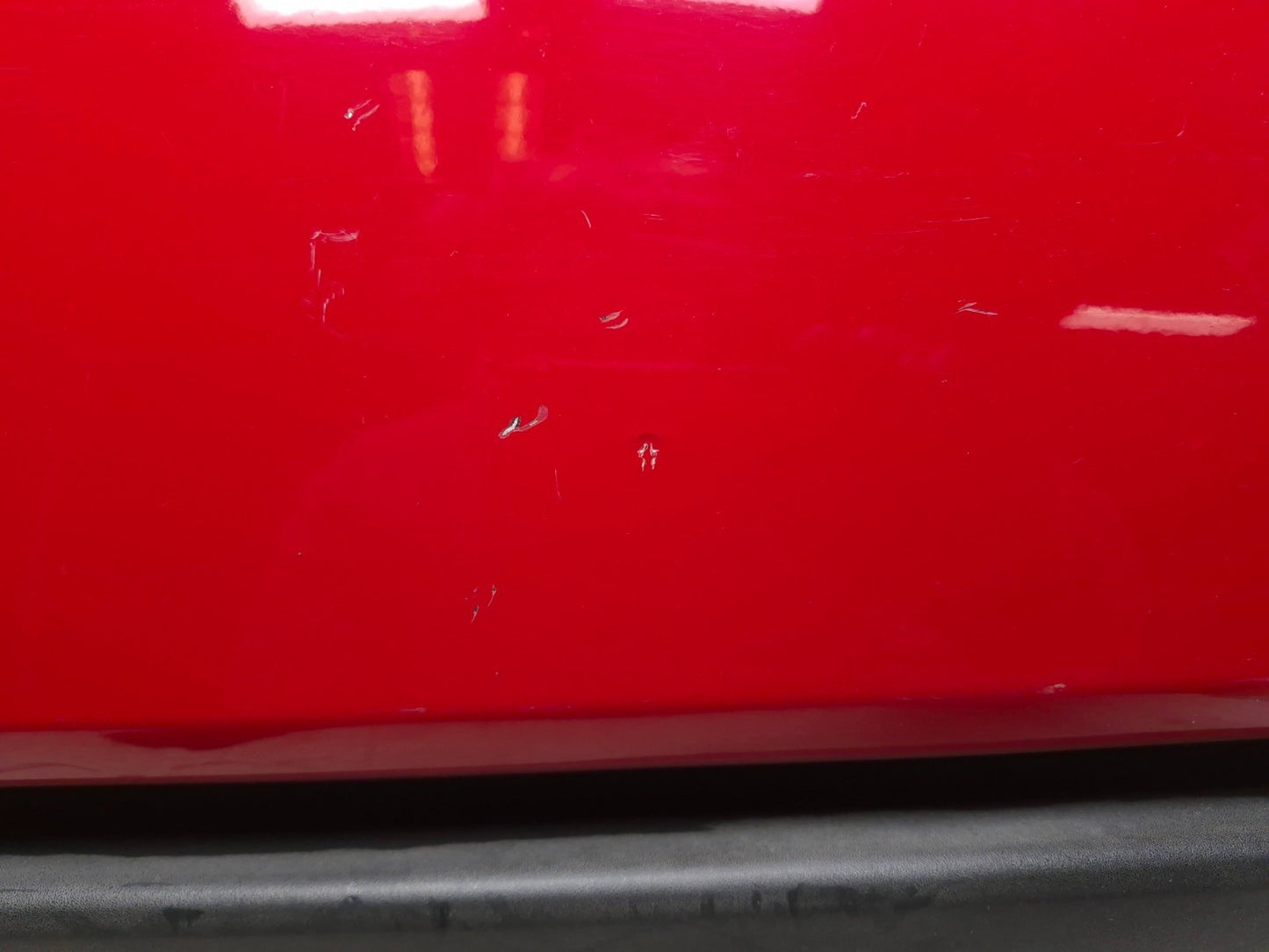 2013 Fiat 500 Turbo Red Rear Bumper Cover OEM