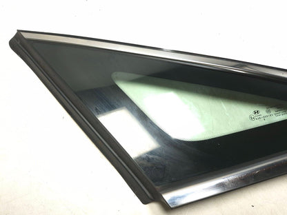 2018 Hyundai Sonata Rear Quarter Vent Glass Left Driver Side OEM