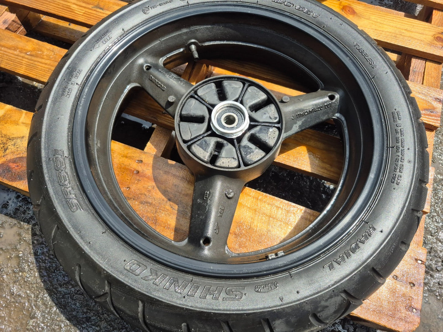 2015 Suzuki Gw250 Inazuma Wheel Rim W/tire Front & Rear Pair OEM