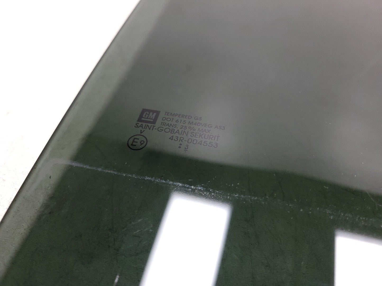 2013 Chevrolet Suburban Door Window Glass Rear Driver Side Left OEM