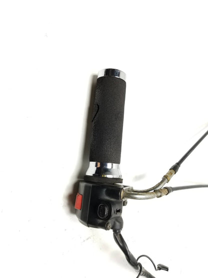 1990 Kawasaki Vn750 Vulcan Throttle Housing Cable & Hand Control Switch OEM