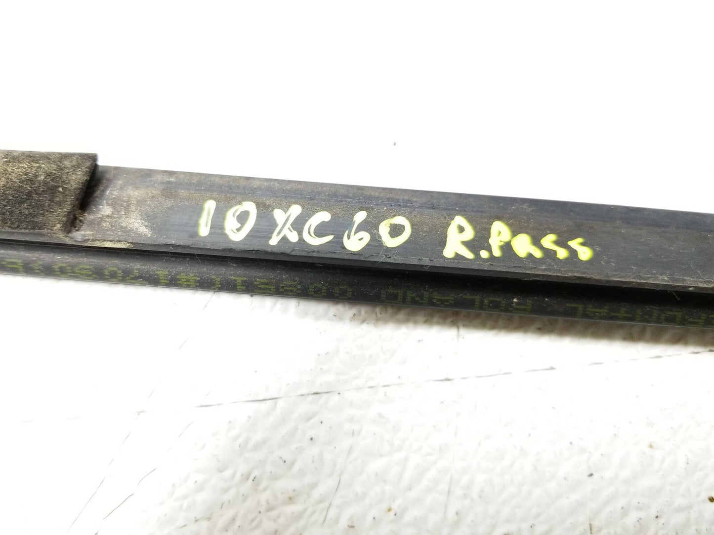 2010 Volvo XC60 Rear Passenger Door Window Belt Molding Seal OEM
