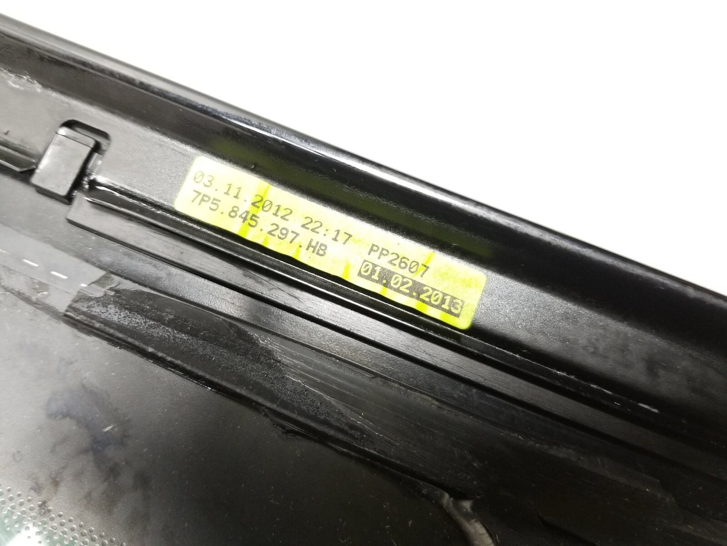 2013 Porsche Cayenne Quarter Vent Glass Rear Driver Side Left  OEM