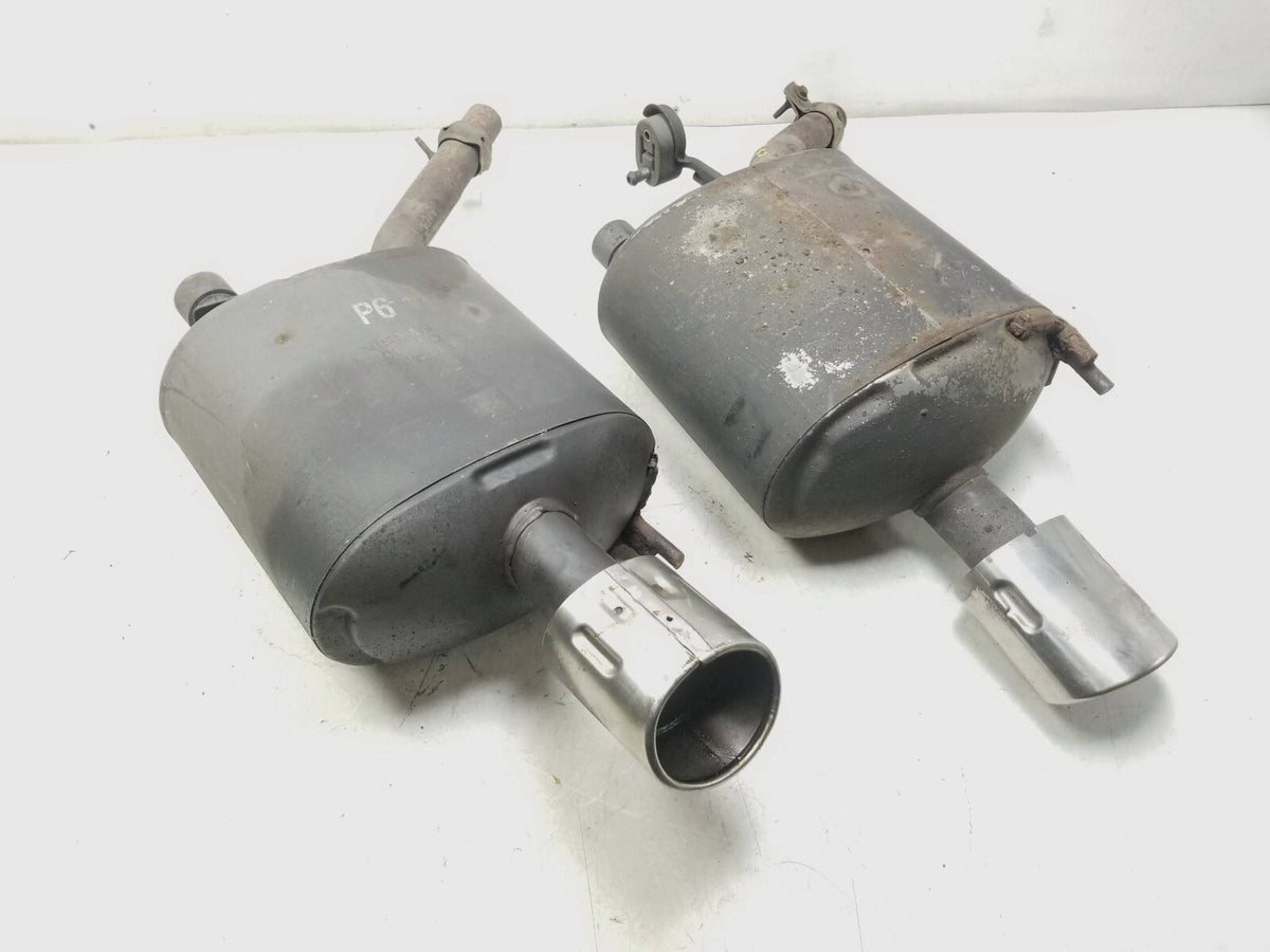 08-13 Infiniti G37 Rear Exhaust Muffler Pair OEM ***sedan***