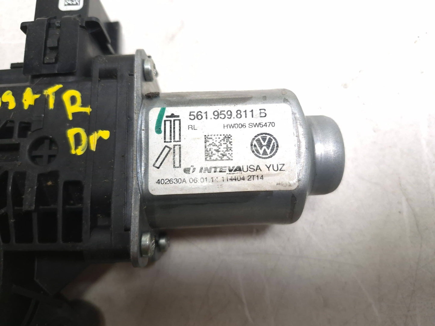 2014 Volkswagen Passat Rear Left Window Lifter Motor OEM